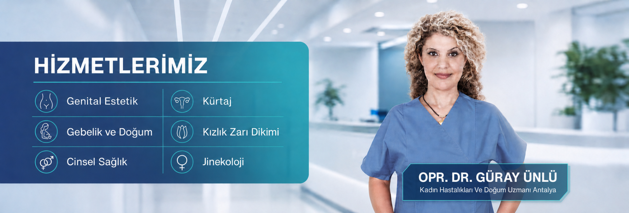 Op. Dr. Güray Ünlü hizmet alanları