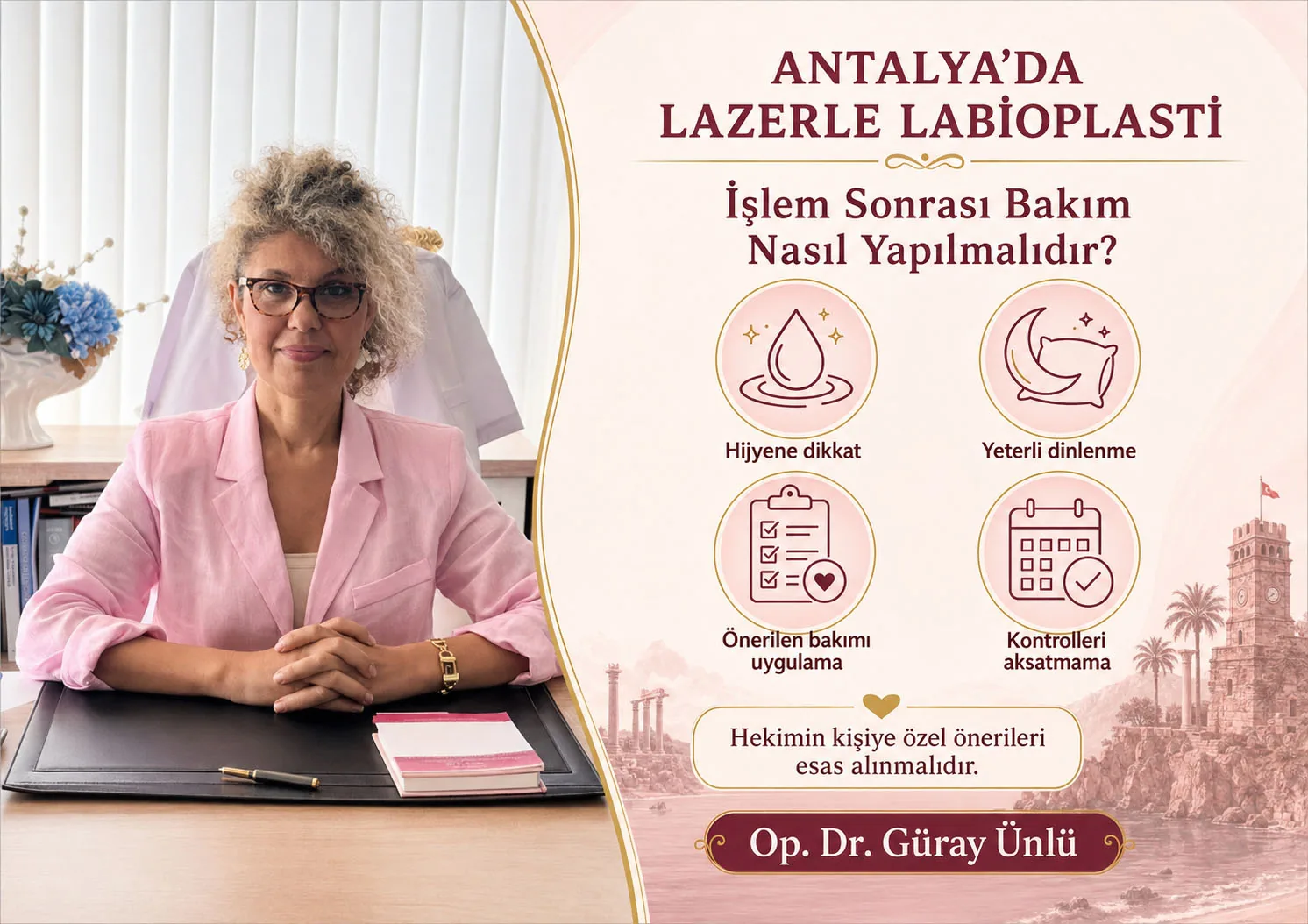 Antalya’da Lazerle Labioplasti İşlem Sonrası Bakım Nasıl Yapılmalıdır?